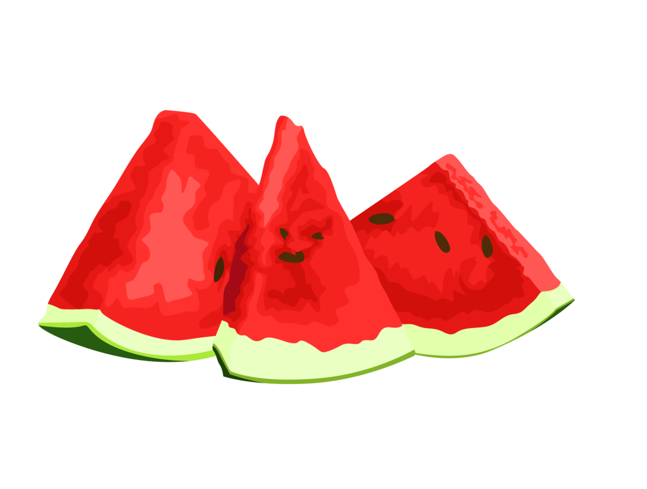 fresh watermelon slices png