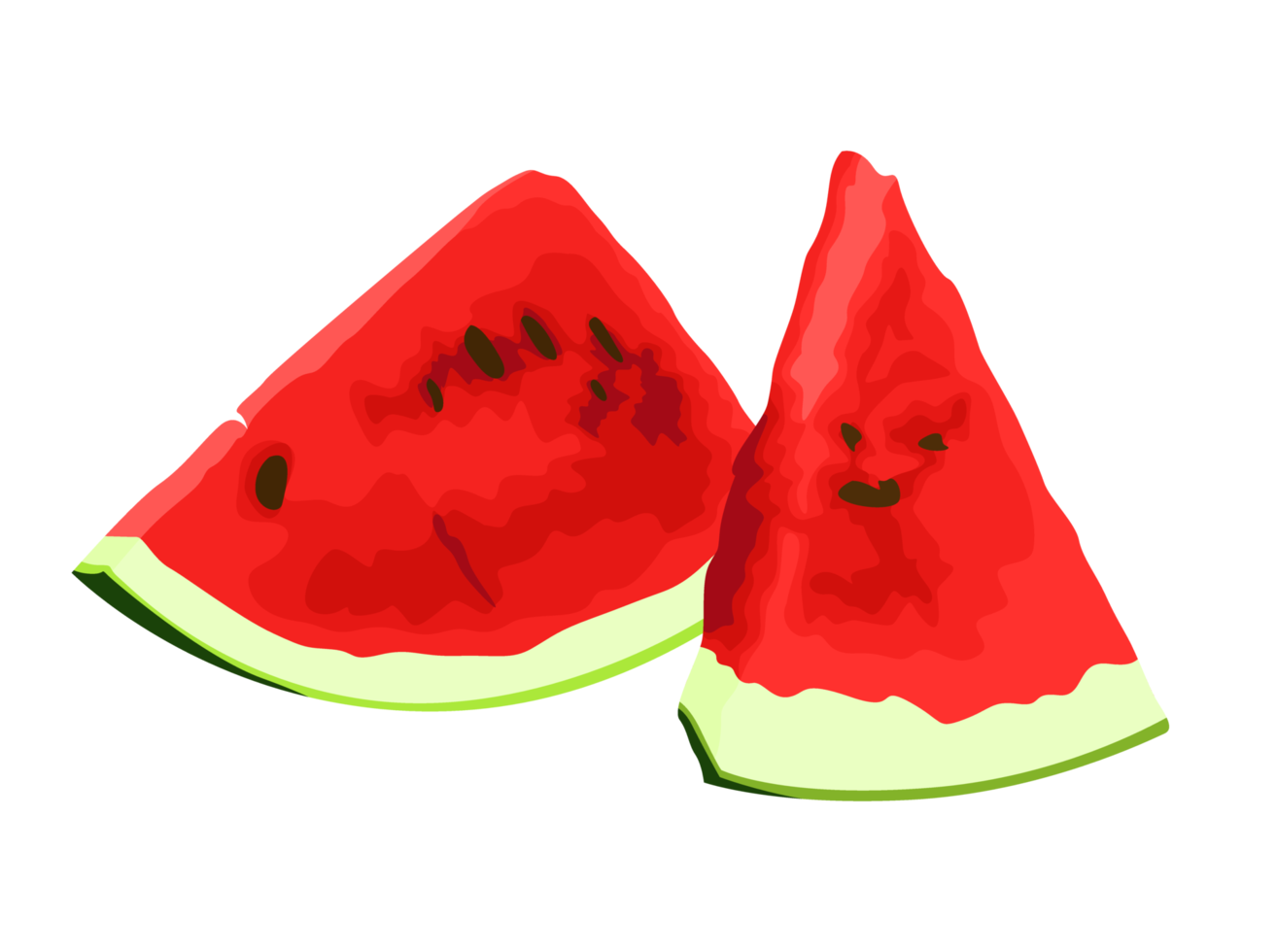 fresh watermelon slices png