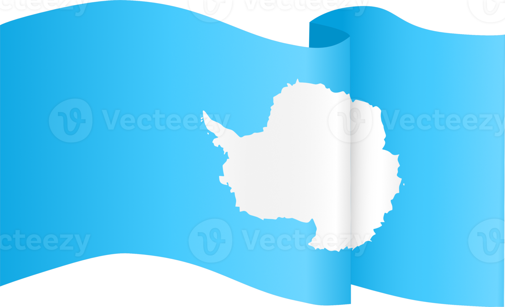 antarctica flagga flygande på vit bakgrund png