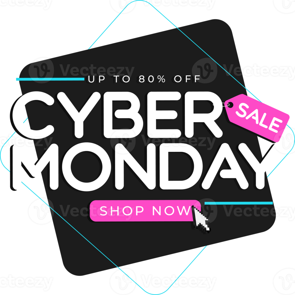 Modern Cyber Monday Sale Banner png