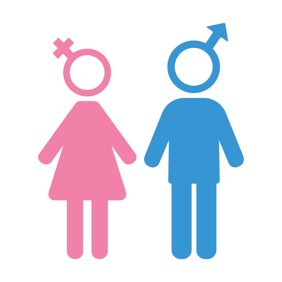 Symbol of man and woman vector