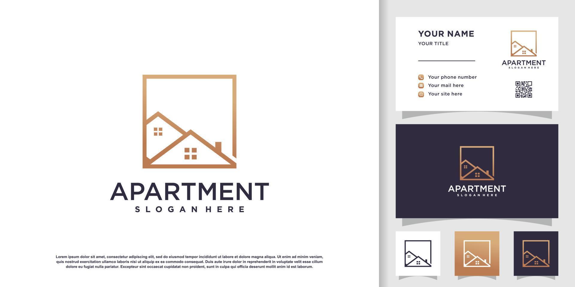vector premium de plantilla de diseño de logotipo de bienes raíces