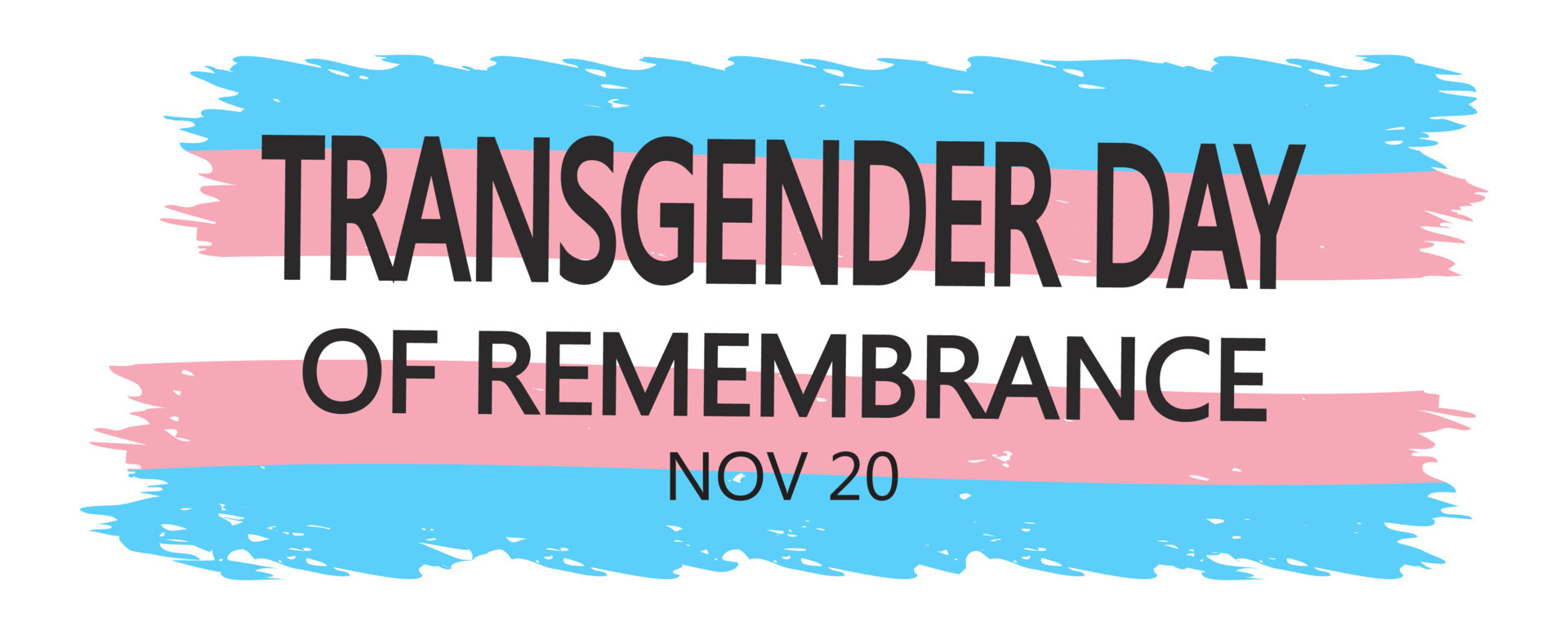 Transgender day of remembrance banner vector illustration 12934140