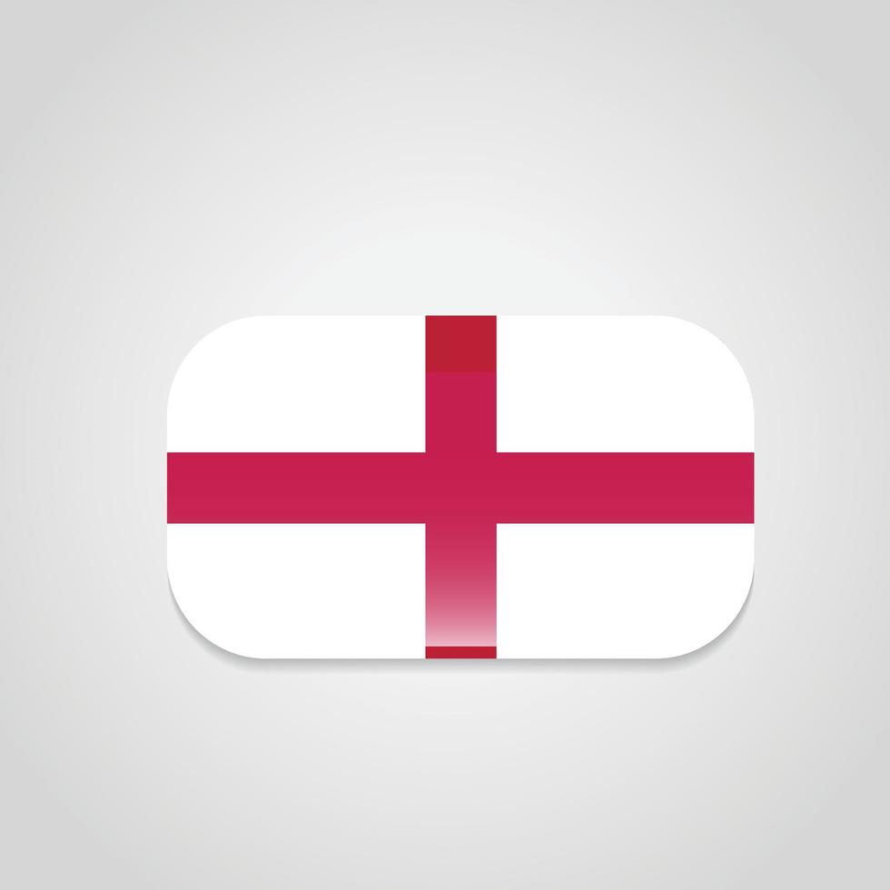 England United Kingdom Flag Design Vector