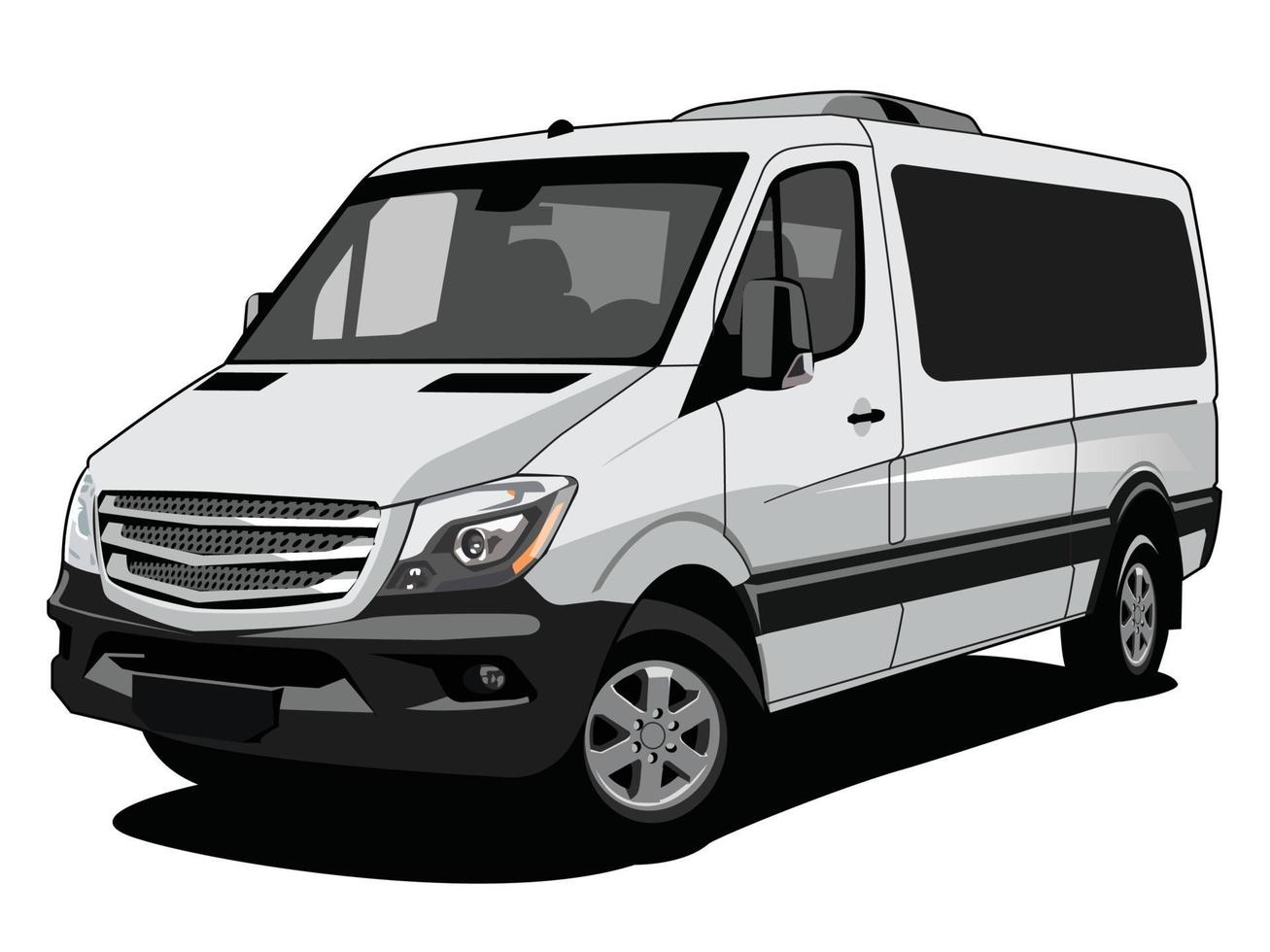 van car transportation illustration vector design