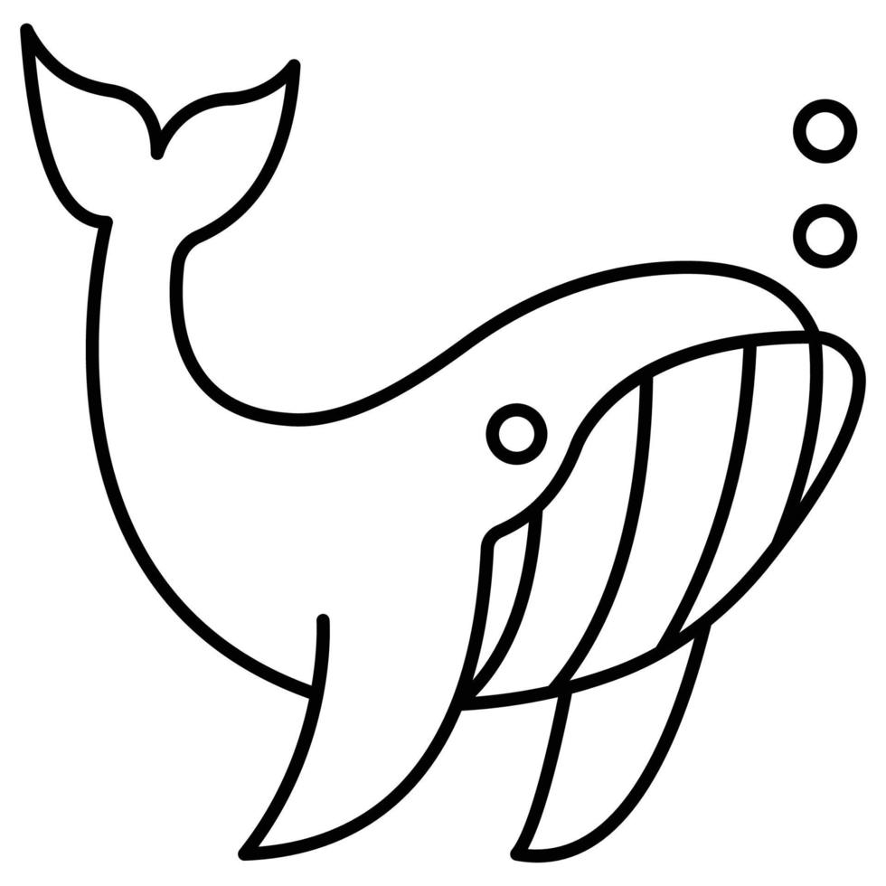 Whale Which Can Easily Modify Or Edit vector