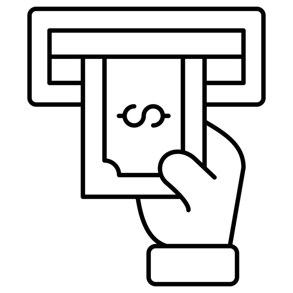 ATM Cash  which can easily modify or edit vector