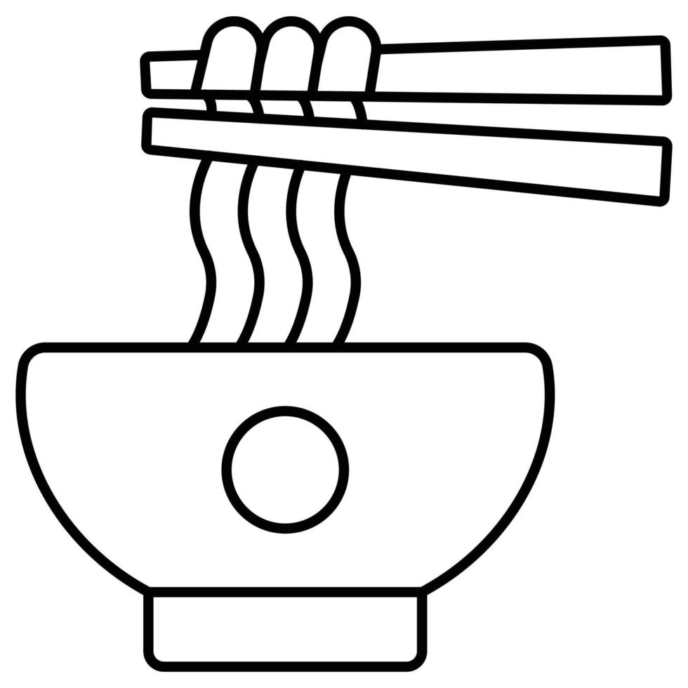 Japanese Noodles Which Can Easily Modify Or Edit 12934931 Vector Art at