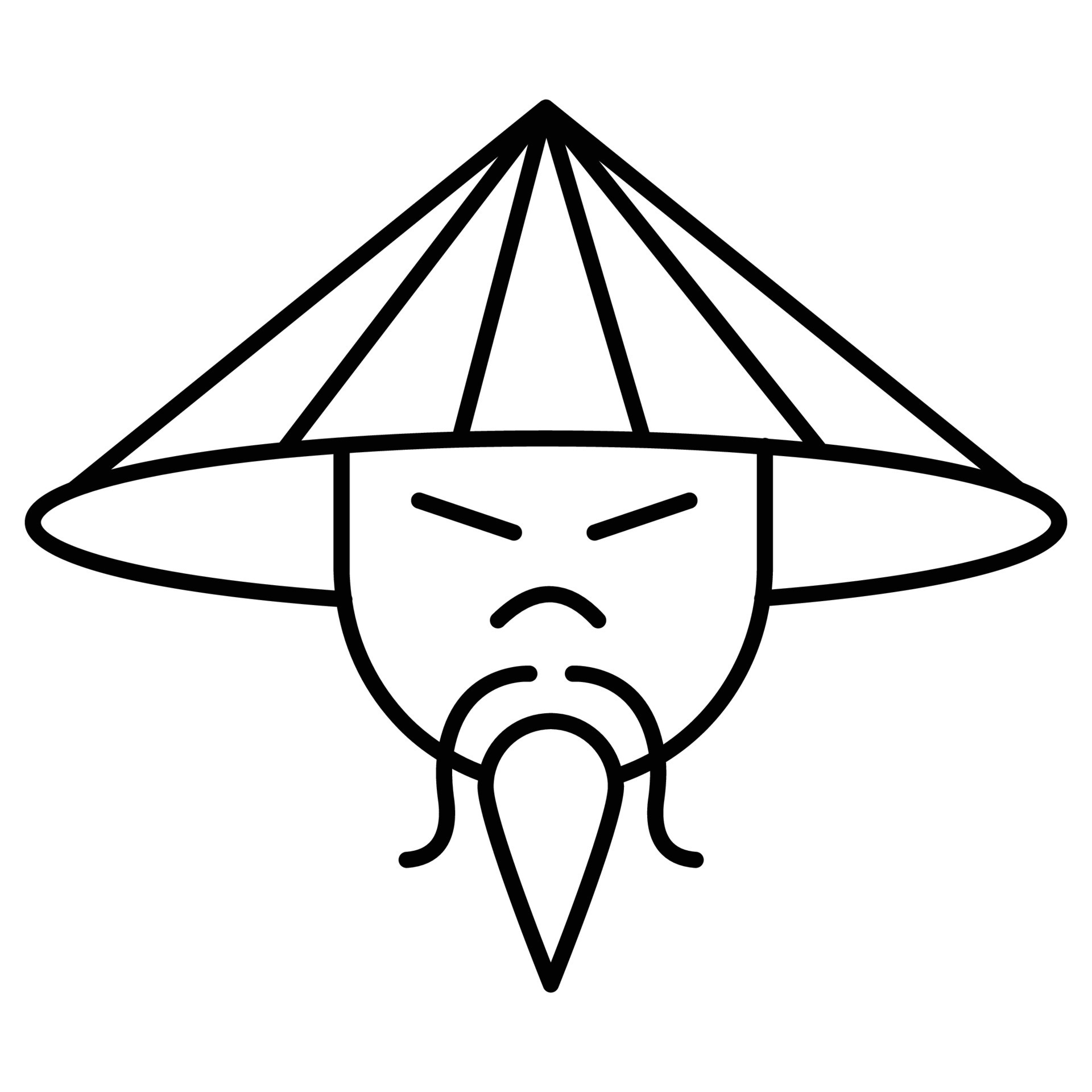 Japanese Face Which Can Easily Modify Or Edit 12934933 Vector Art at