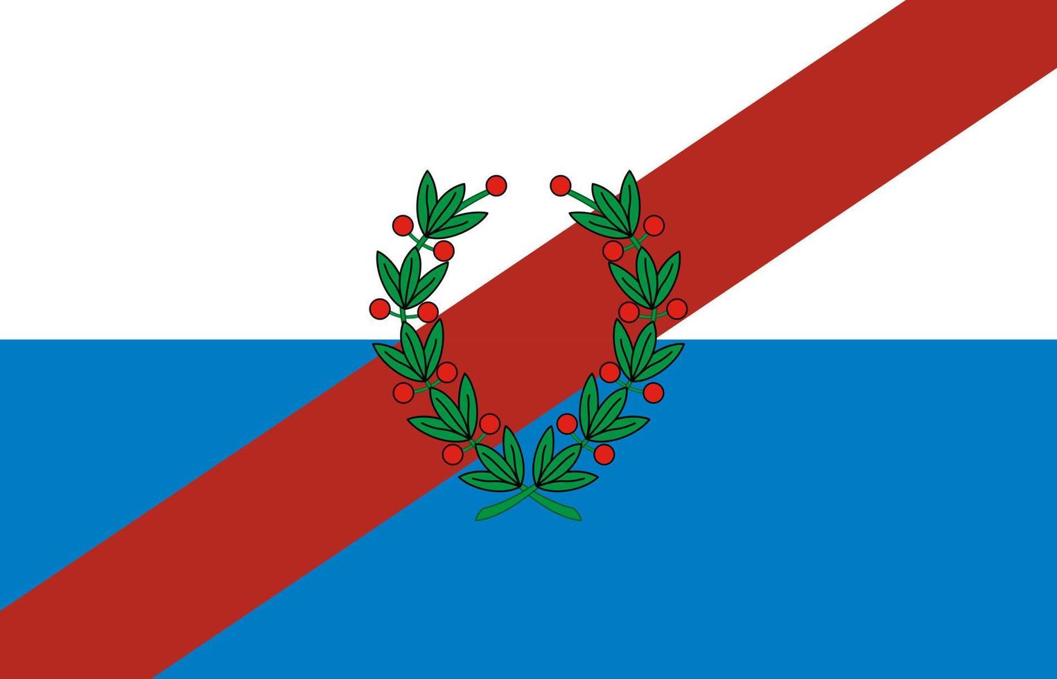 La Rioja Flag. Argentina Provinces. Vector Illustration.