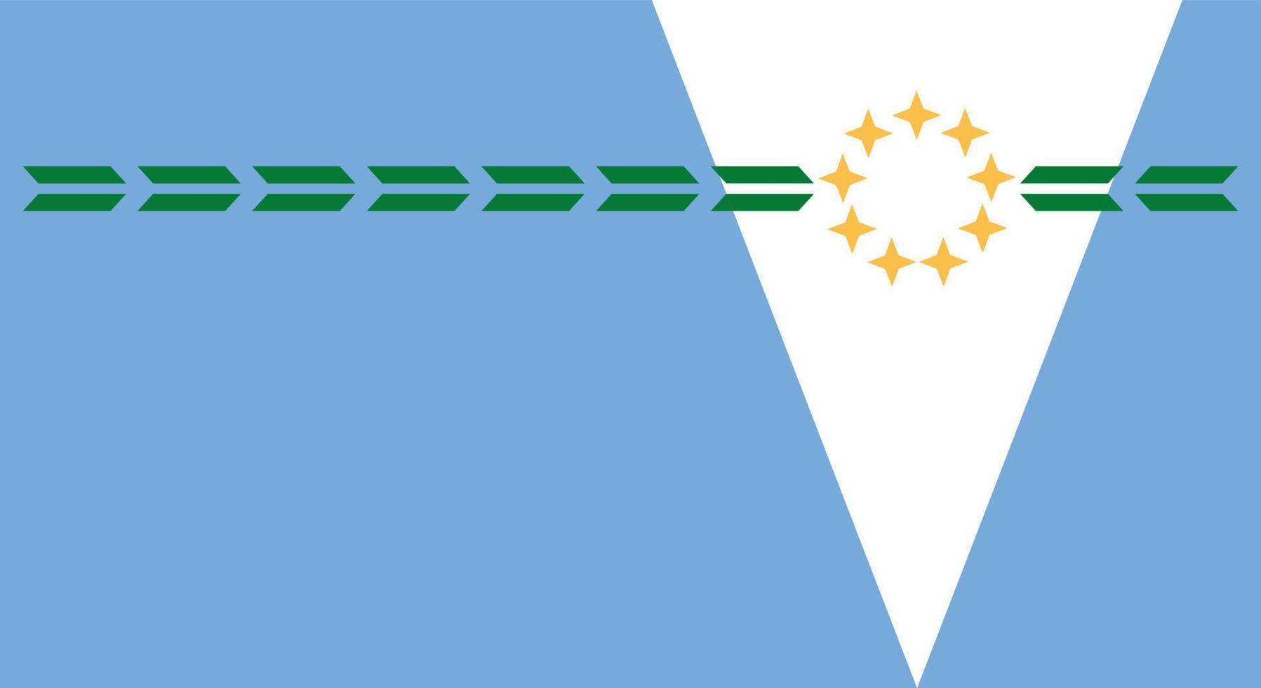 bandera formosa provincias argentinas. ilustración vectorial vector