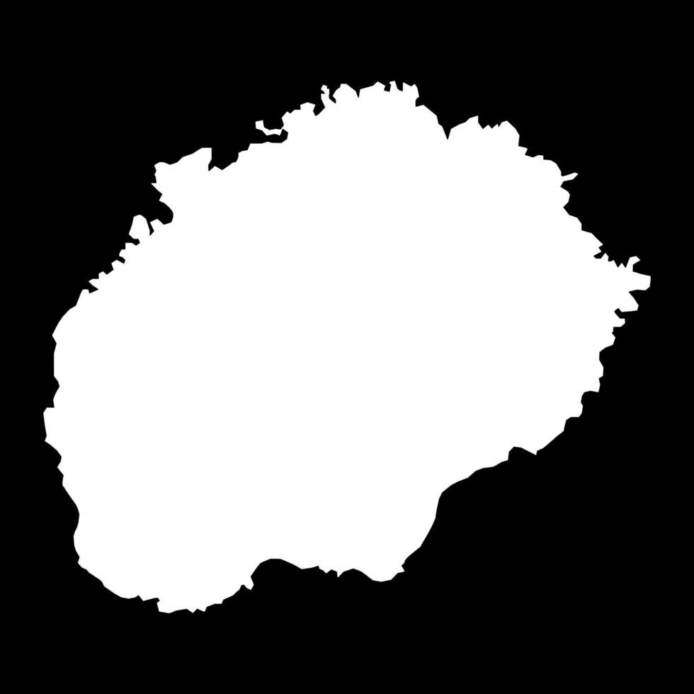 Mapa isla de alegría, región españa. ilustración vectorial vector