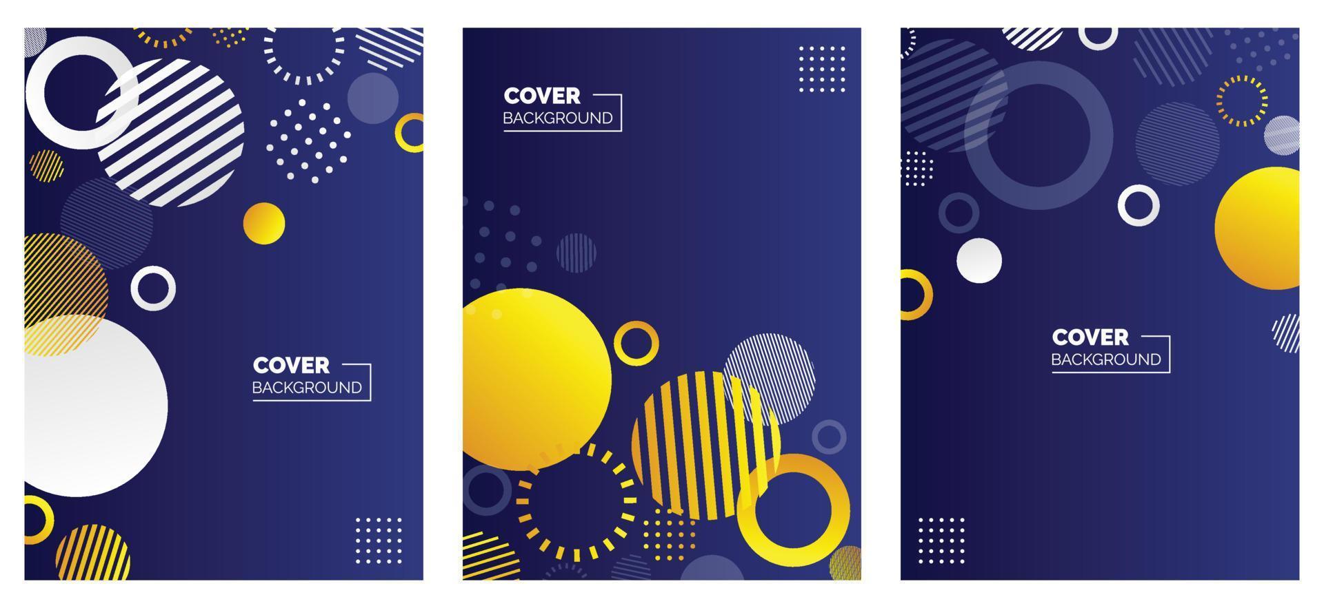 Placard templates set with abstract shapes. 80s memphis geometric style flat and line design elements. Retro art for a4 covers. banners. flyers and posters. Eps10 vector illustrations