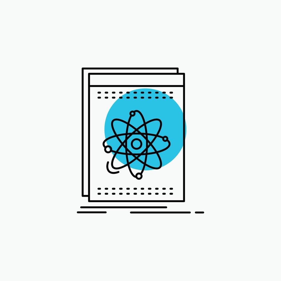Api. application. developer. platform. science Line Icon vector