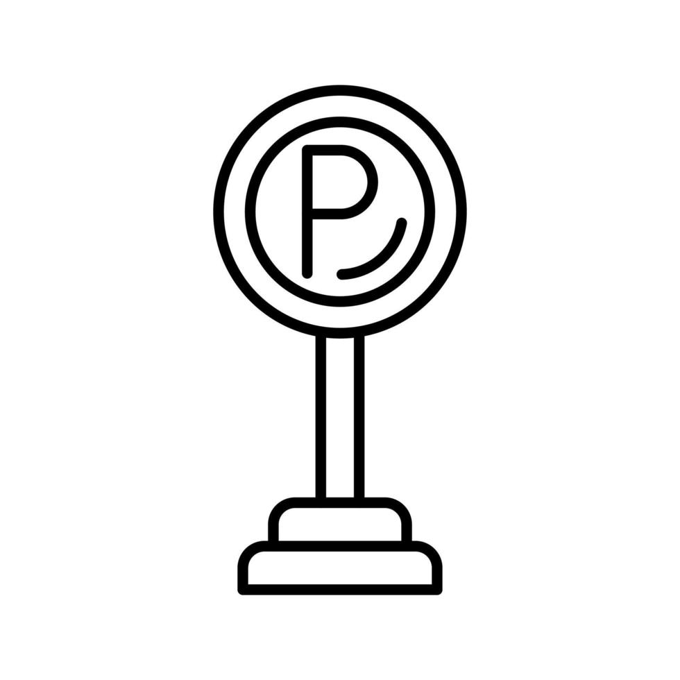 Parking Sign Vector Icon