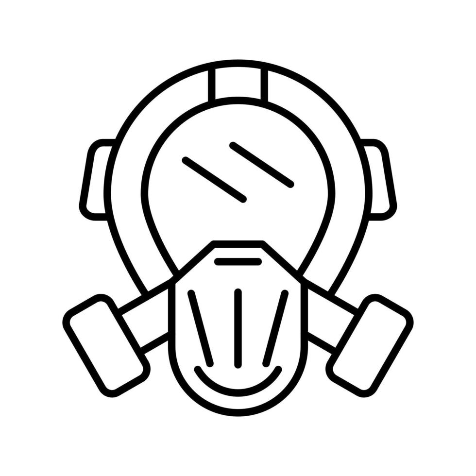 Gas Mask Vector Icon