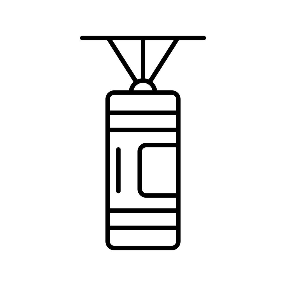 Punching Bag Vector Icon