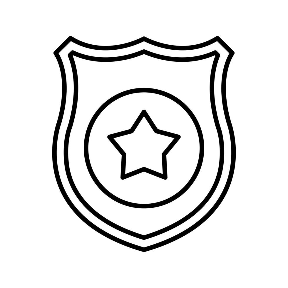 Police Shield Vector Icon