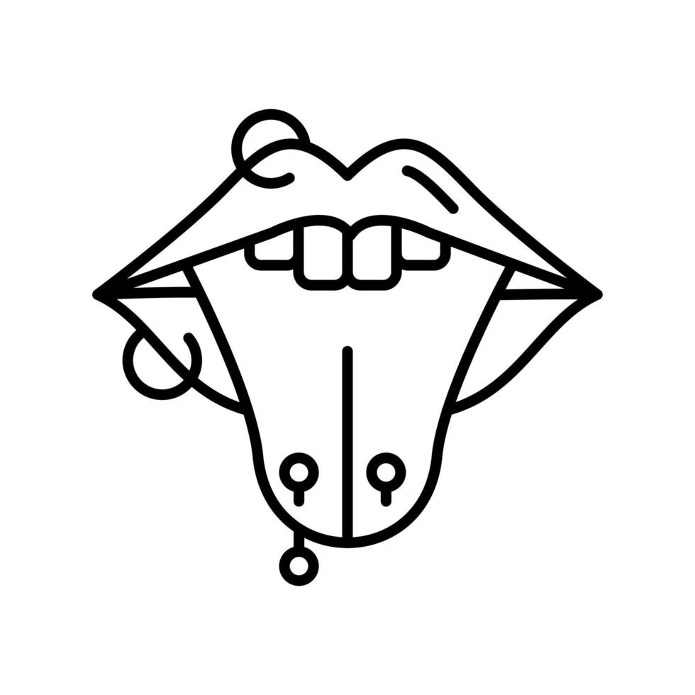 Piercing Vector Icon