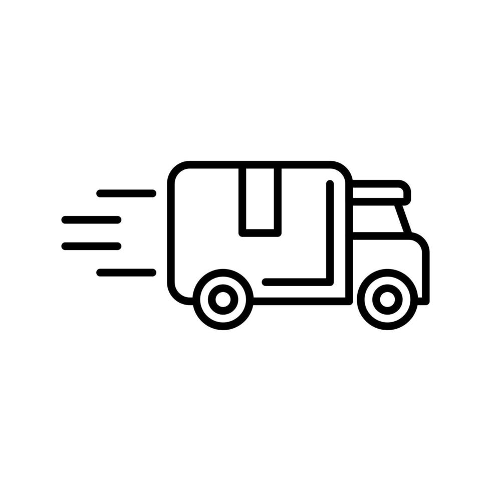 Delivery Truck Vector Icon