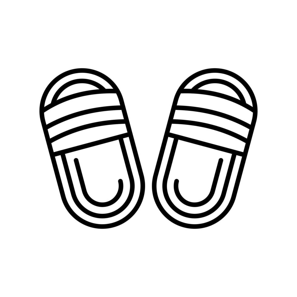 Slippers Vector Icon