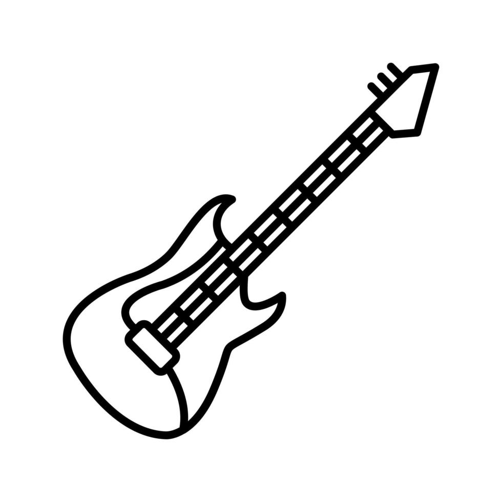 Electric Guitar Vector Icon