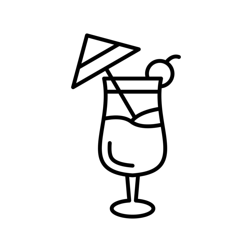 Cocktail Vector Icon