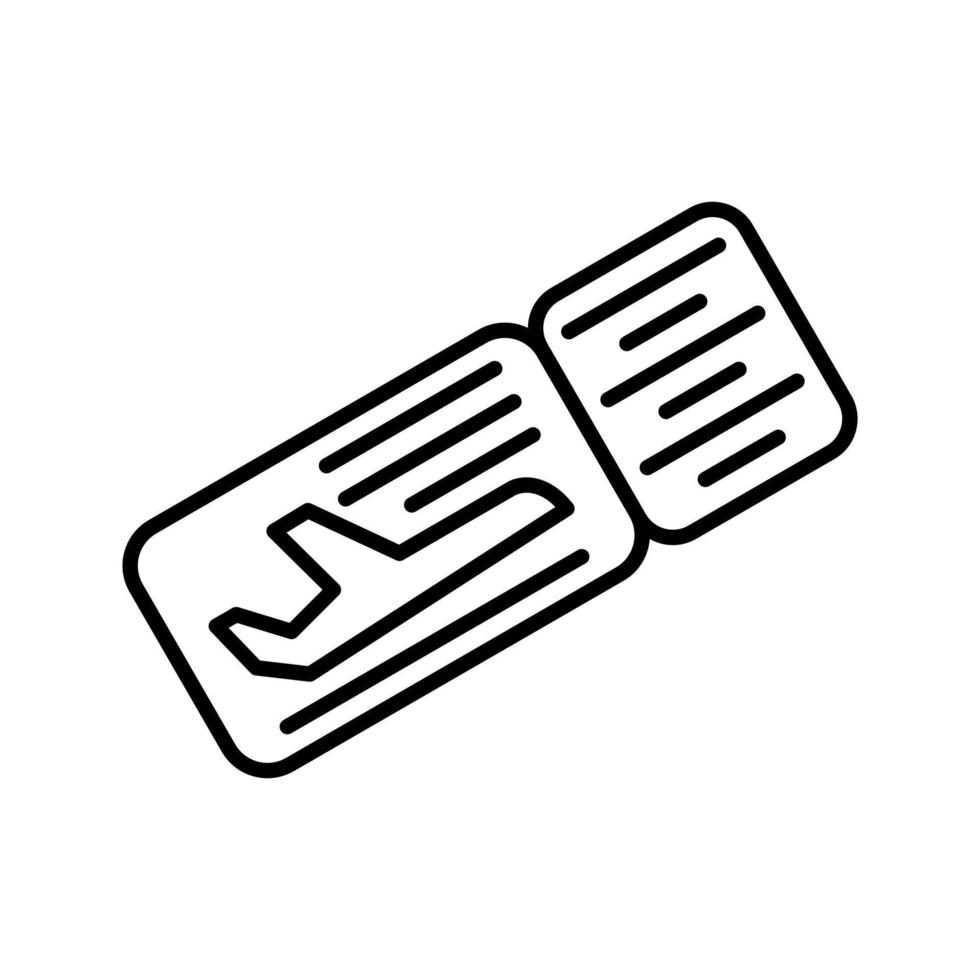 Plane Tickets Vector Icon