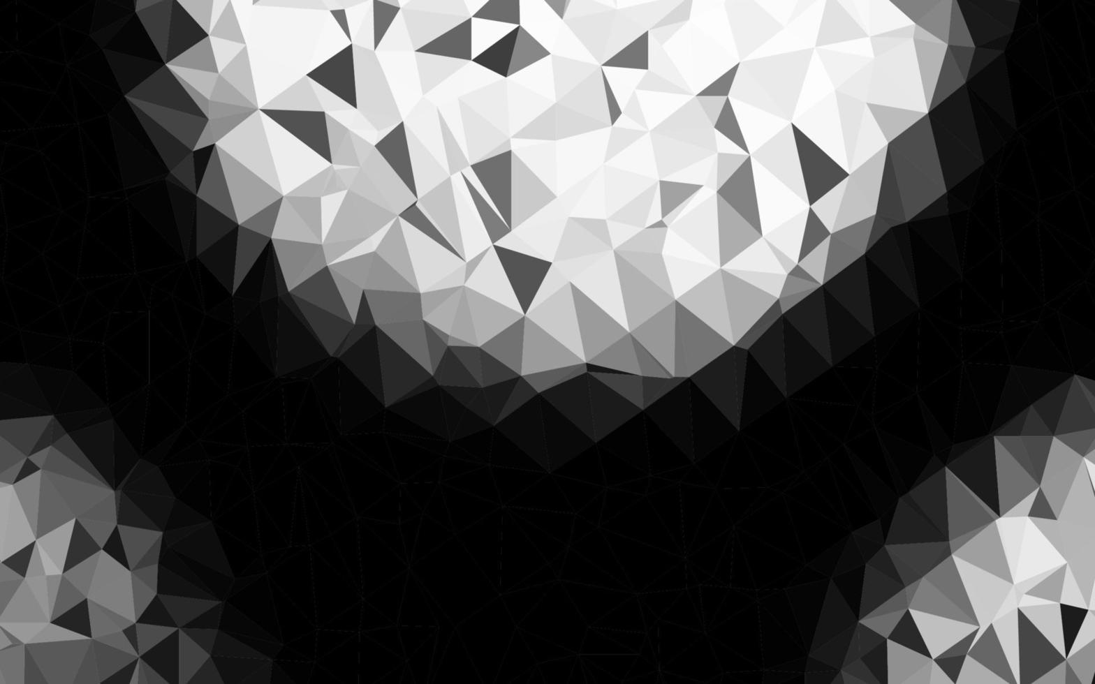 Light Silver, Gray vector shining triangular background.