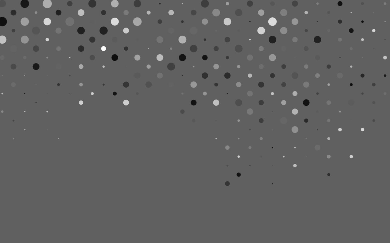 Fondo de vector gris plateado claro con puntos.