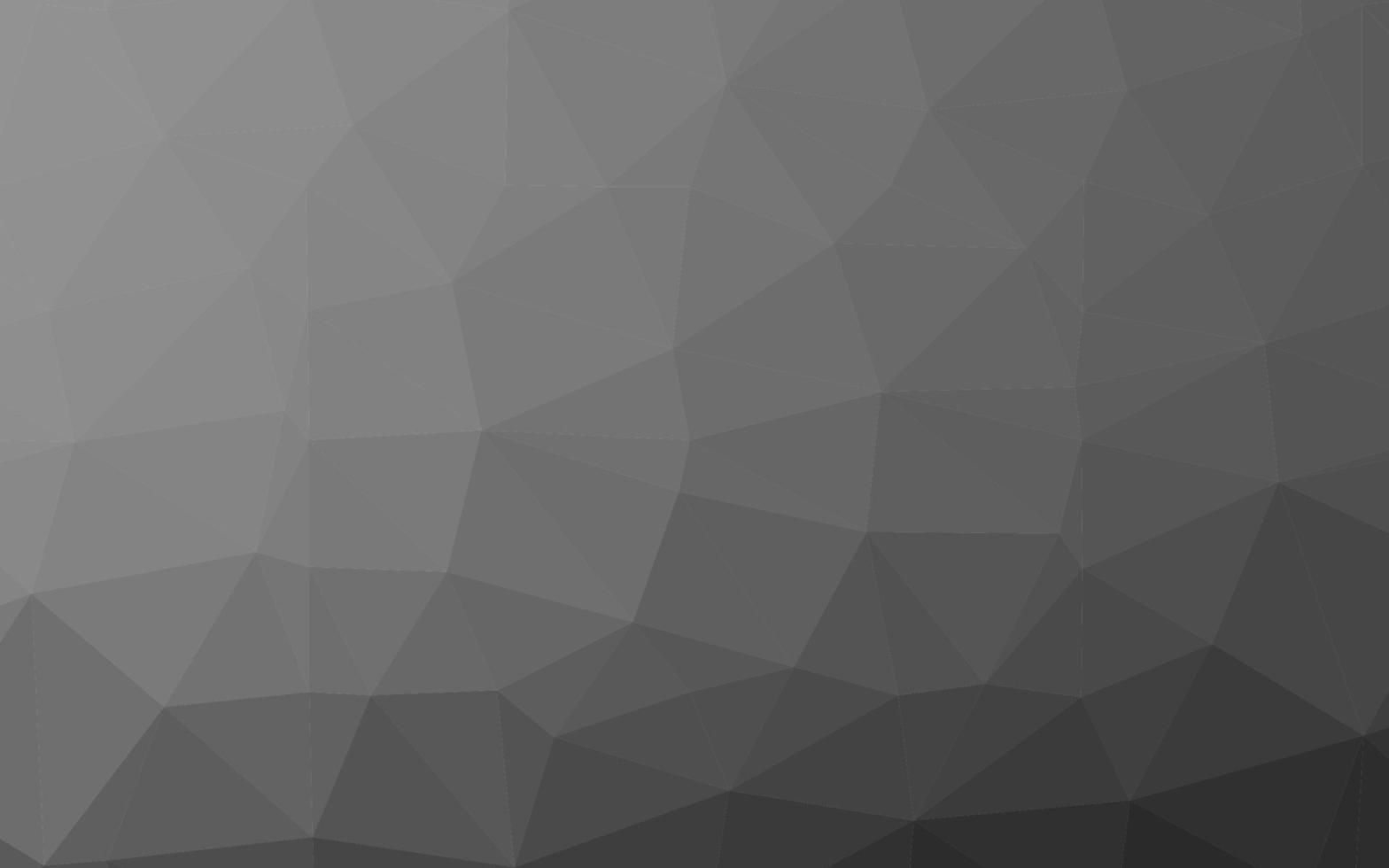 Light Silver, Gray vector abstract polygonal cover.