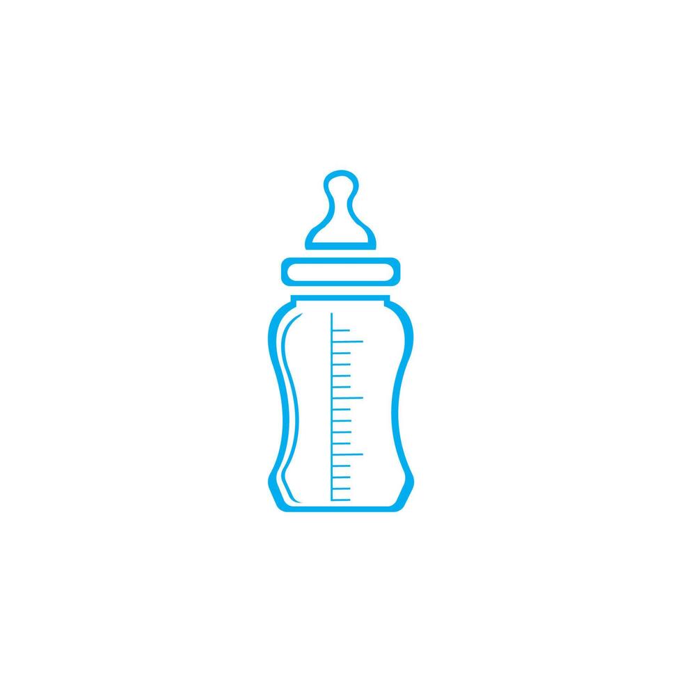 baby bottle icon vector