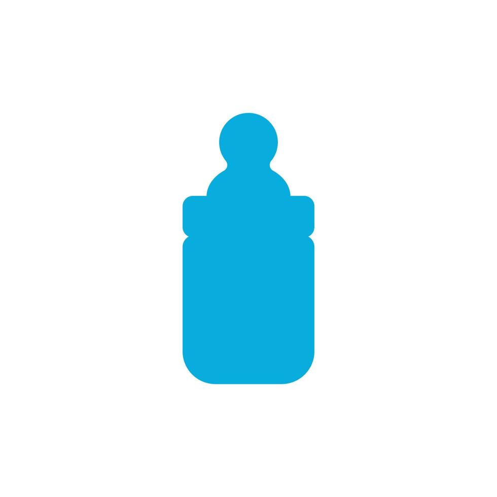 baby bottle icon vector