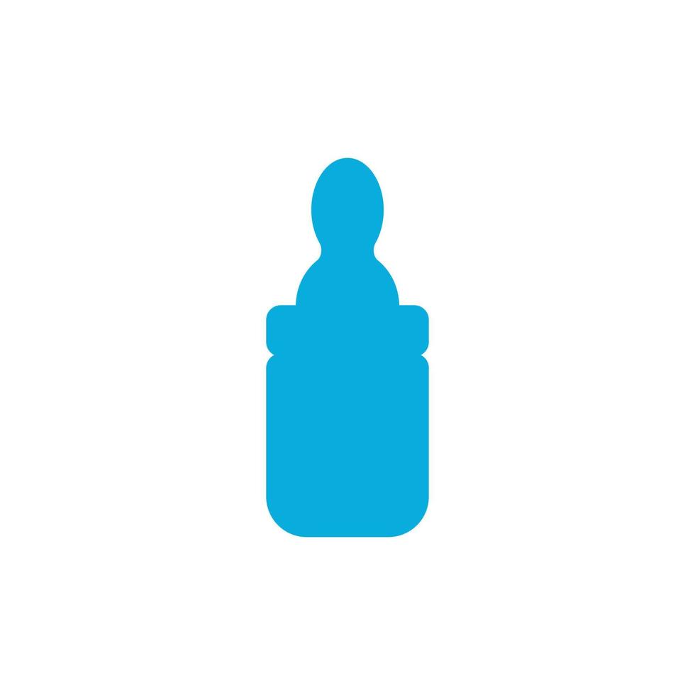 baby bottle icon vector