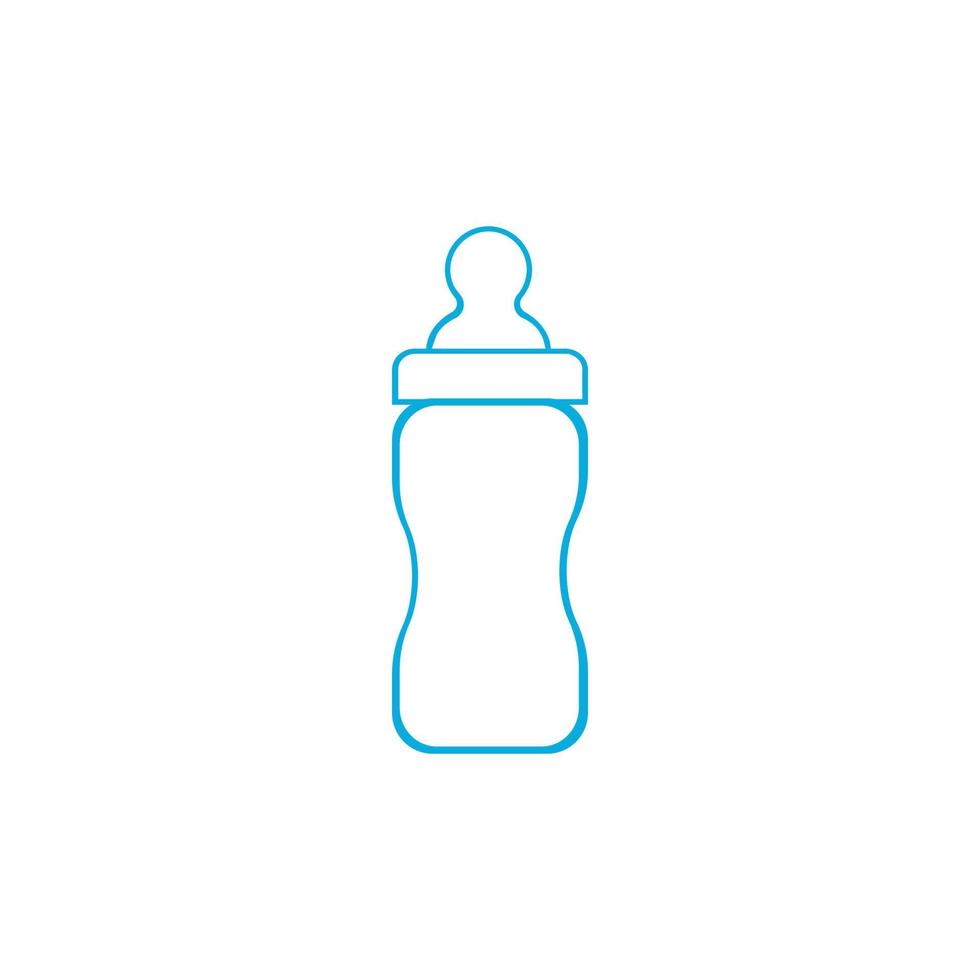 baby bottle icon vector