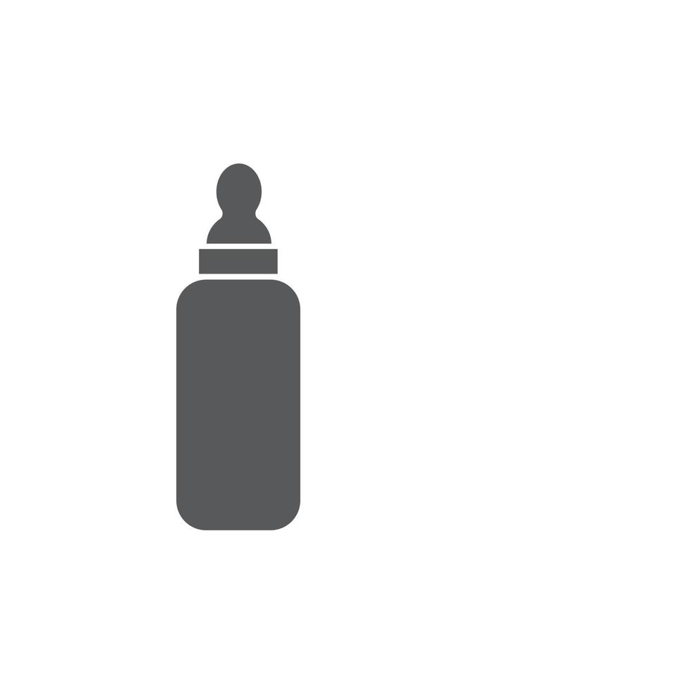 baby bottle icon vector