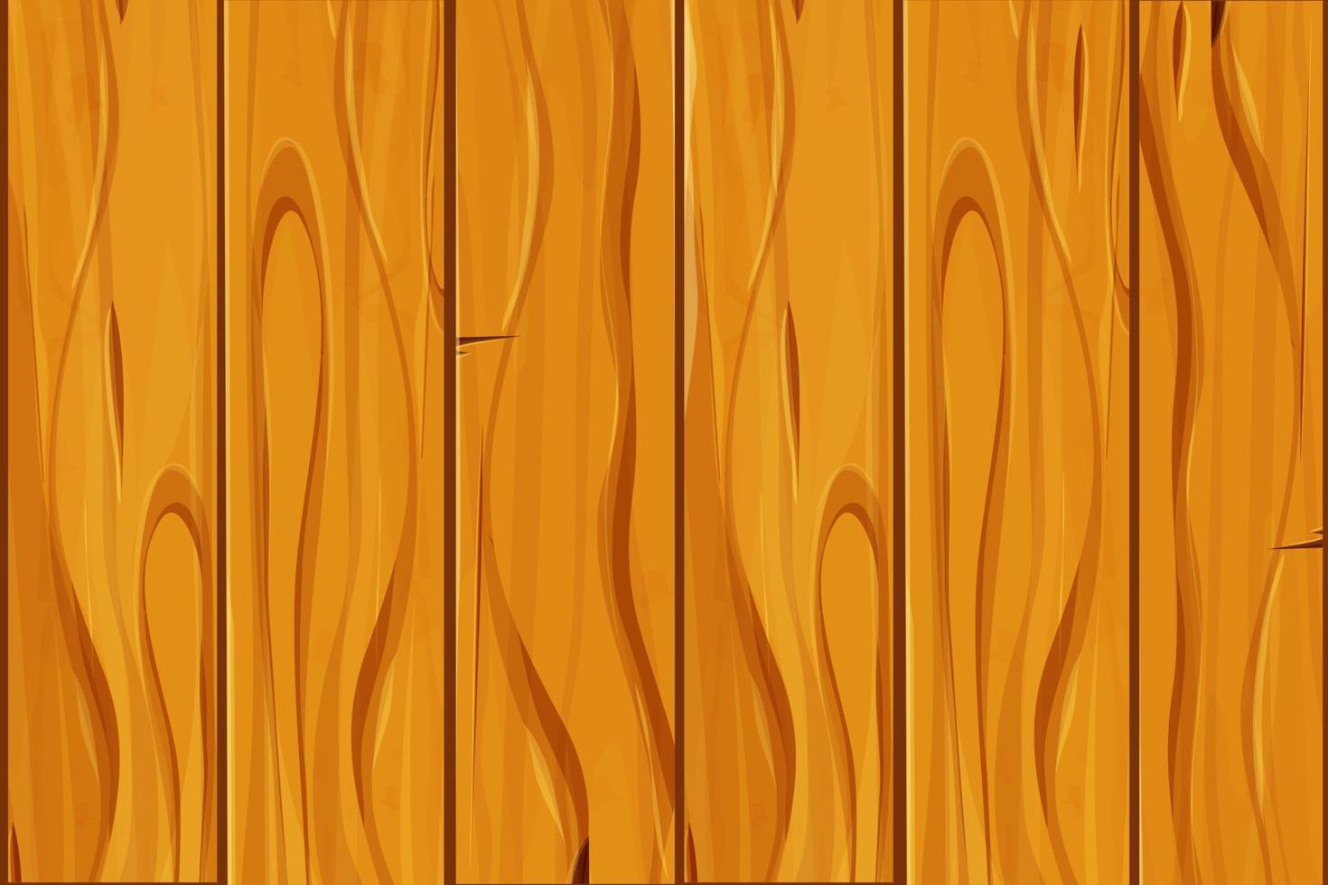 textura de madera vieja, cubierta de tablones, fondo de juego de interfaz de usuario, patrón sin costuras en estilo de dibujos animados aislado. material detallado y texturizado. . ilustración vectorial vector