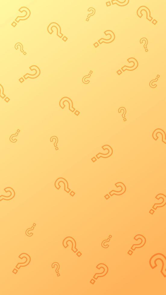 Question marks vertical banner concept in gradient colors. Answer  the question banner template. vector