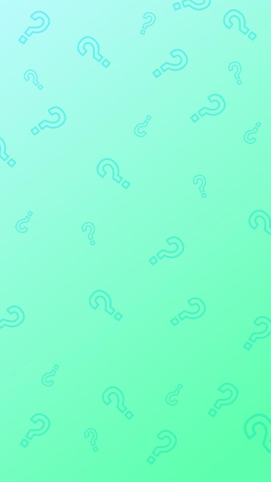 Question marks vertical banner concept in gradient colors. Answer  the question banner template. vector