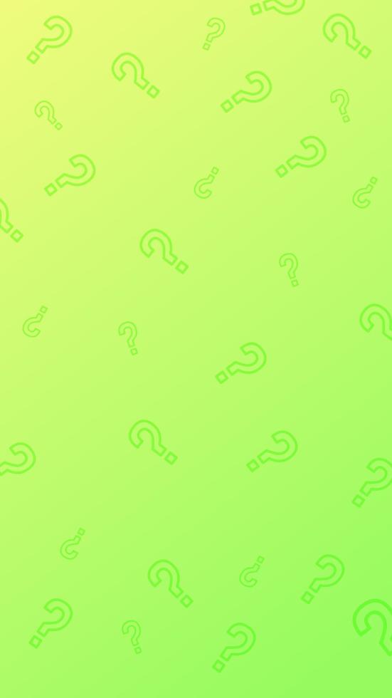 Question marks vertical banner concept in gradient colors. Answer  the question banner template. vector