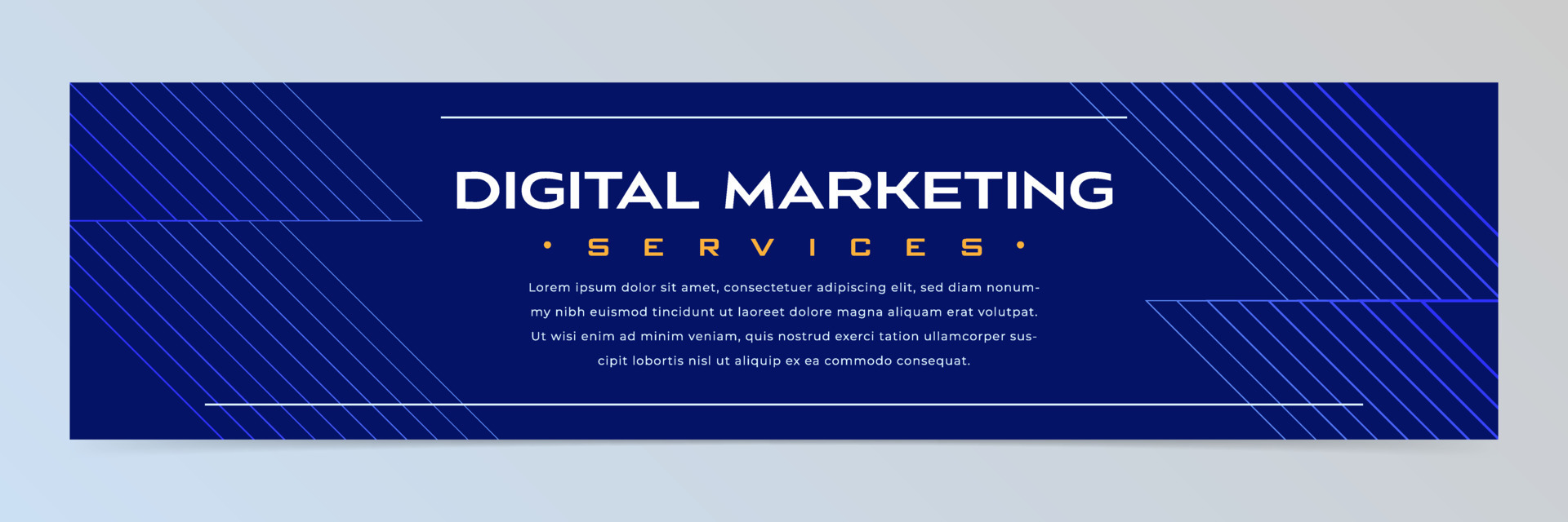 Modern abstract linkedin banner template 12939561 Vector Art at Vecteezy