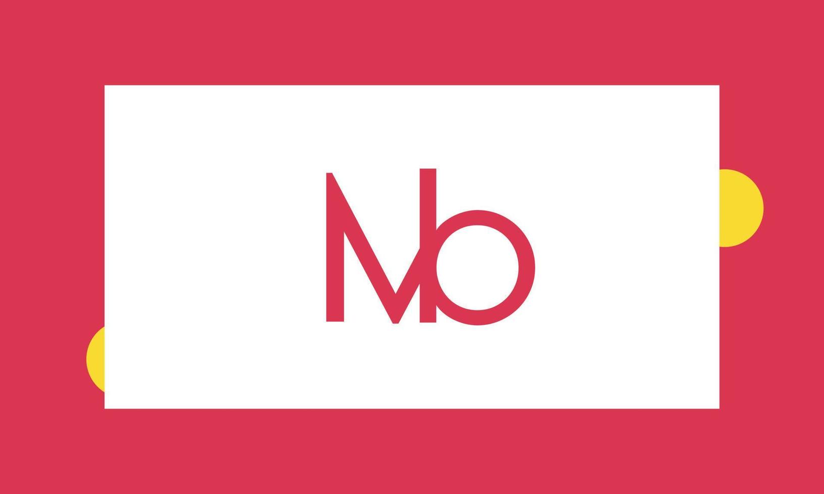 Alphabet letters Initials Monogram logo MB, BM, M and B vector