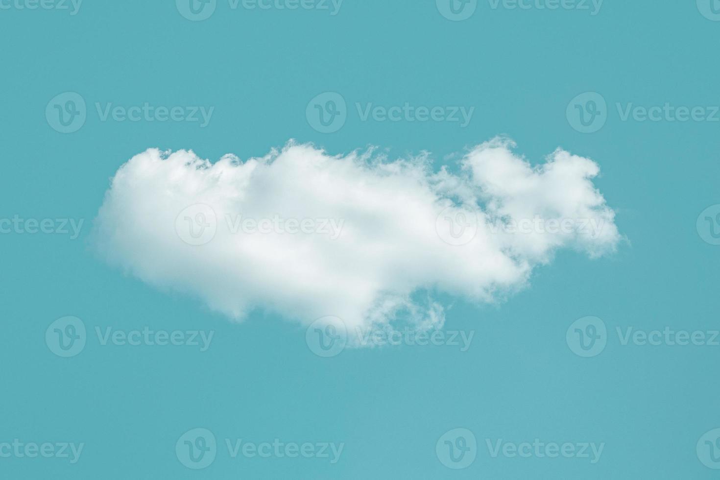 One white cloud in blue sky, dream like idyllic cloudscape, copy space 12940049 Stock Photo at