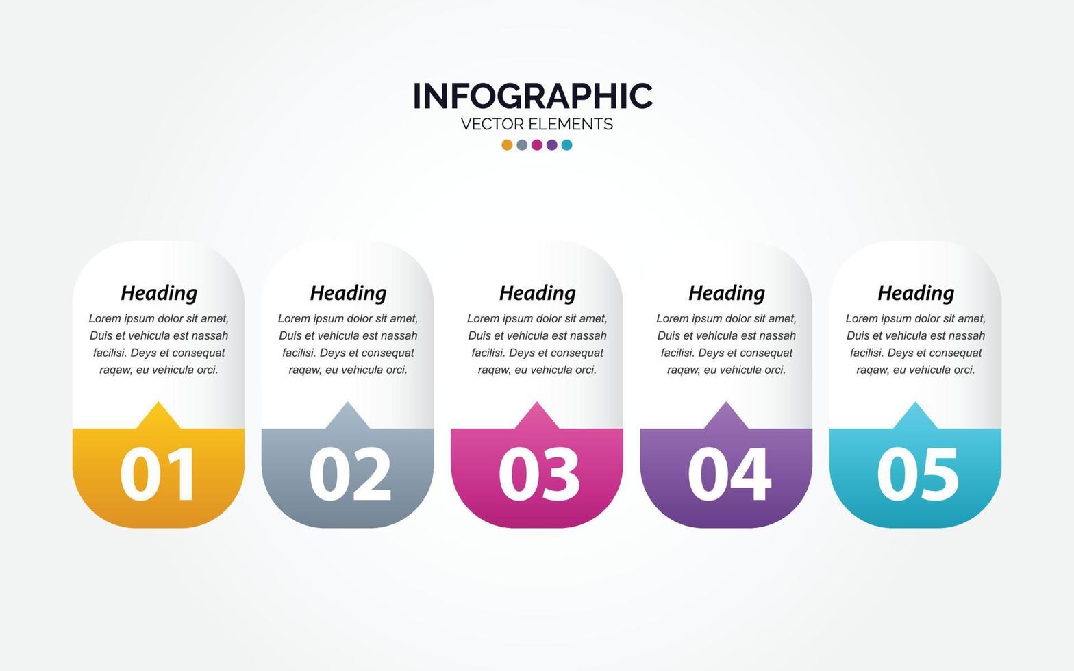 Vector Horizontal Infographic thin line design with icons and 5 options or steps. Horizontal Infographic for business concept. Can be used for presentations banner. workflow layout