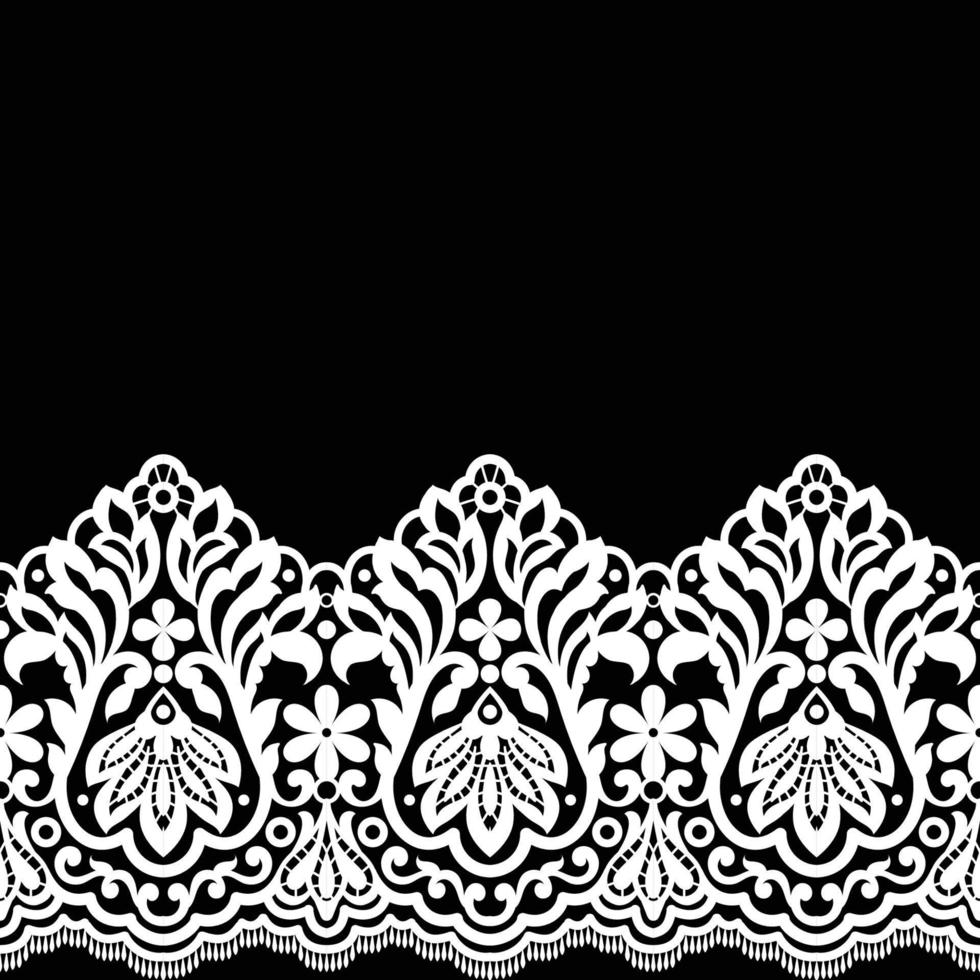 Damask seamless pattern background vector