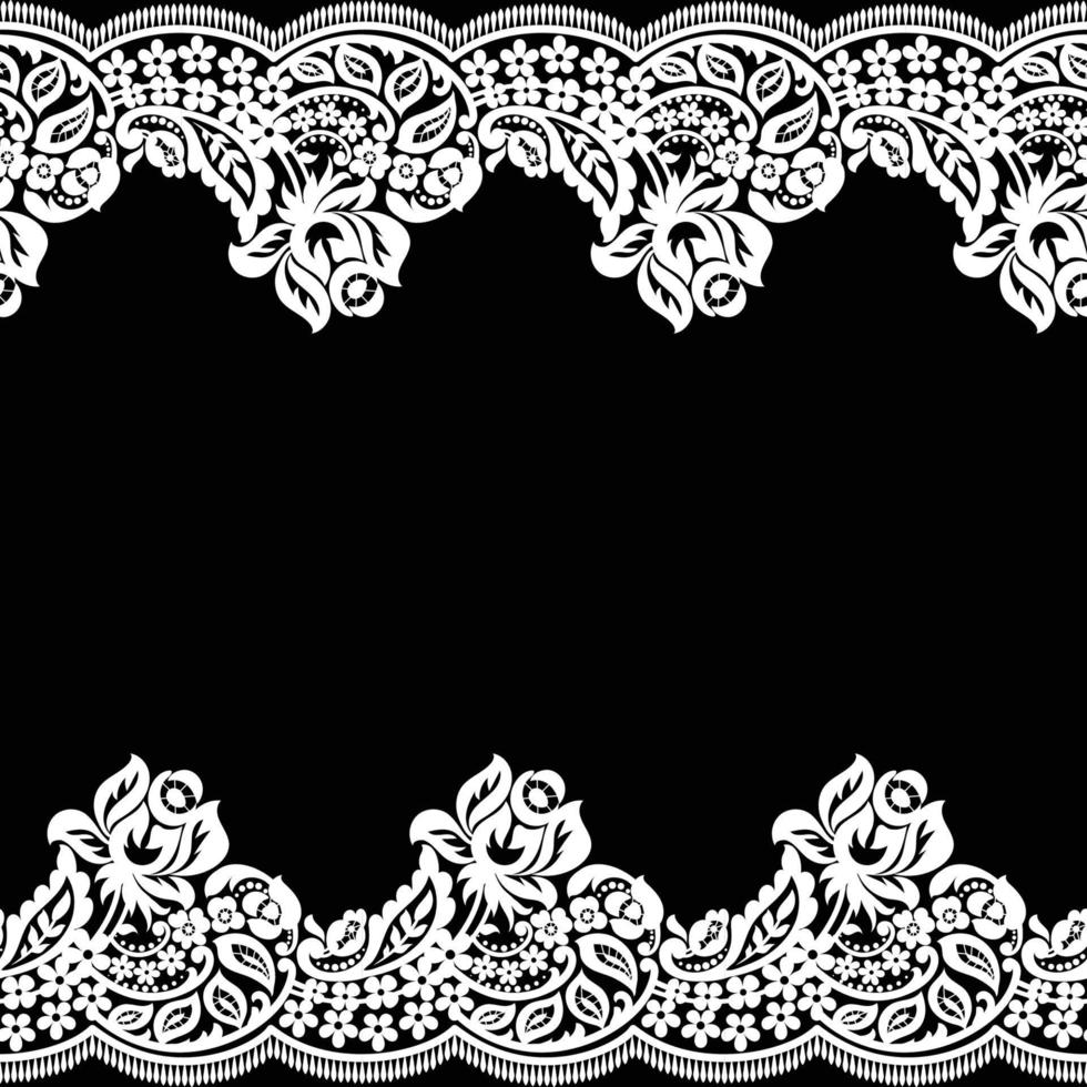 lace seamless pattern. embroidery artwork. vector line graphic. floral. flower. design. decoration. motifs. fashion