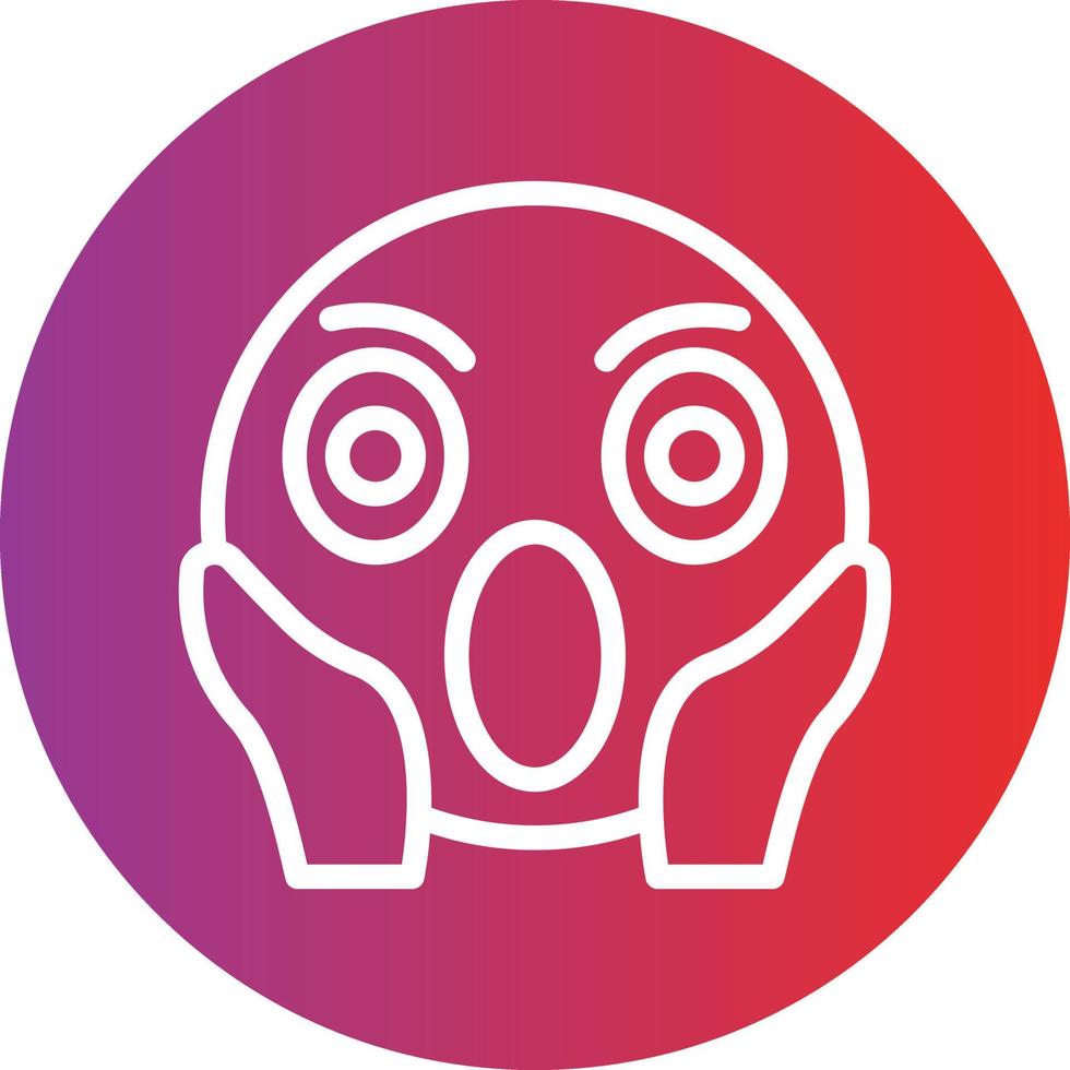 Yelling Icon Style vector