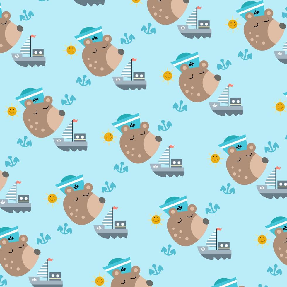 seamless-pattern-with-cute-bear-heads-and-boats-perfect-for-wrapping