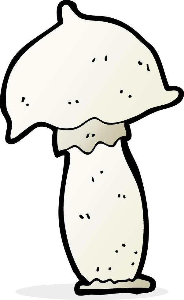 doodle cartoon mushroom vector