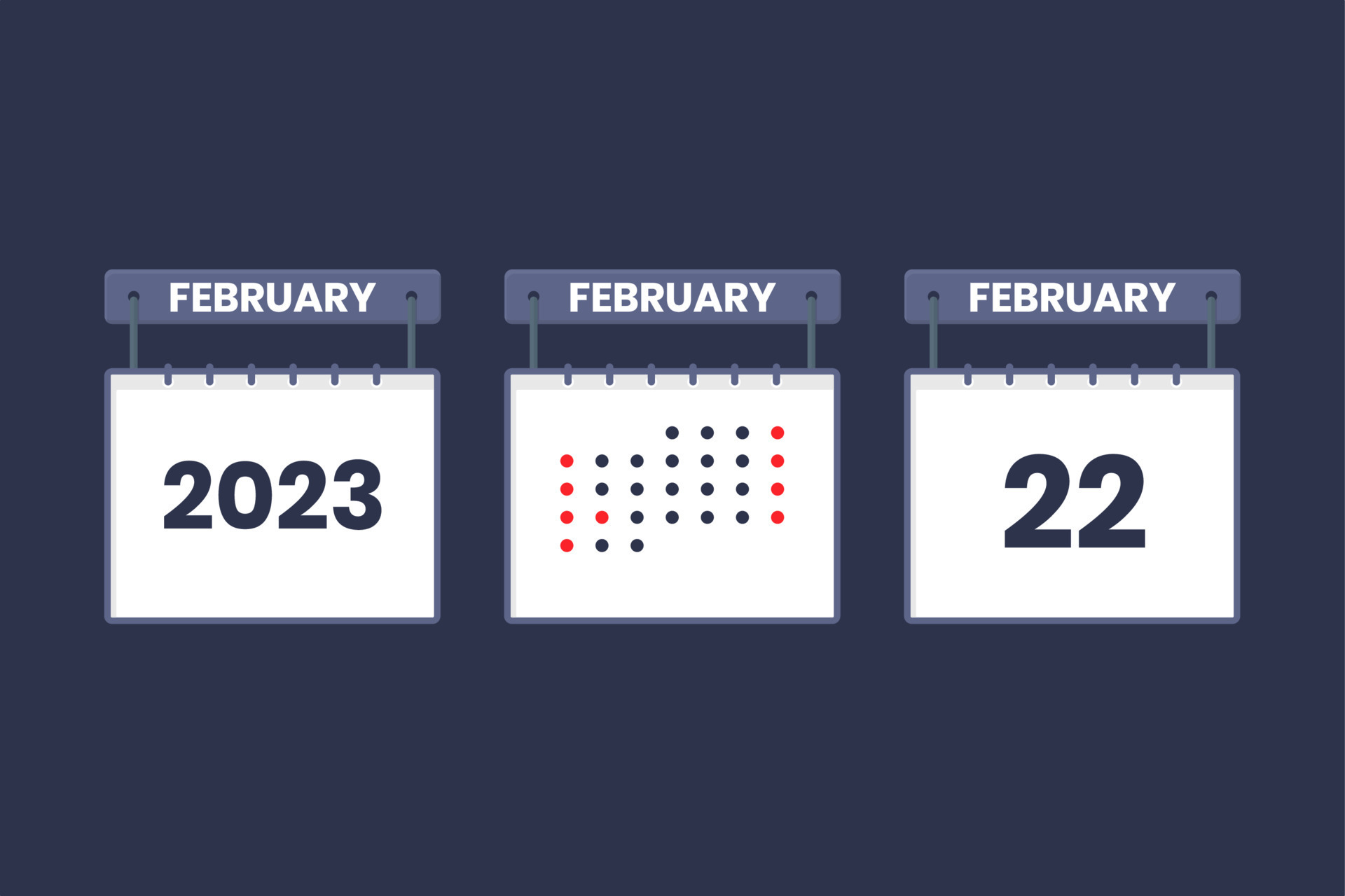 2023 Calendar Design February 22 Icon 22nd February Calendar Schedule 2023-calendar-design-february-22-icon-22nd-february-calendar-schedule